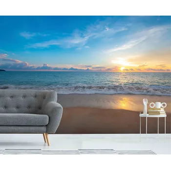 Fototapeta Malvis ® Tapeta Západ slunce nad mořem Vel. (šířka x výška): 144 x 105 cm