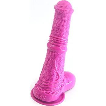 Dildo FAAK Dildo Poník Barva: Růžová, Varianta: S Přísavkou
