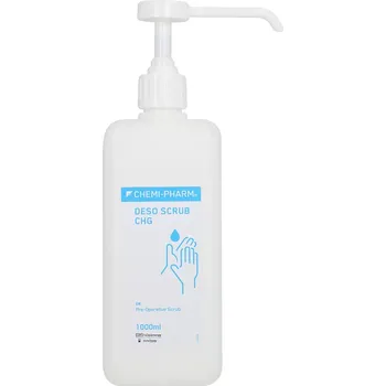 Dezinfekce Chemi-Pharm DESO SCRUB mýdlo s dezinfekčním účinkem Objem: 500 ml s pumpičkou