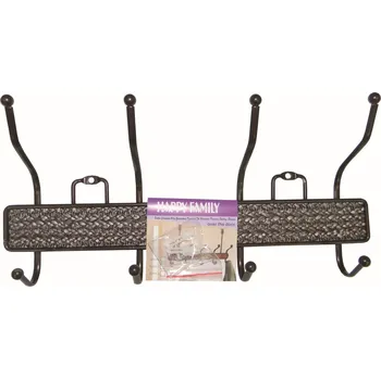 Věšák Věšák 4 dvojháčky 33x17 cm