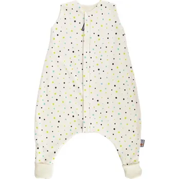 Spací pytel pro miminko Kaarsgaren Merino bio spací pytel s nožičkami 60 cm puntíky
