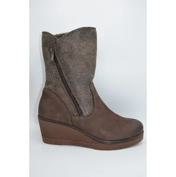 Dámská zdravotní obuv HILBY 1007 dámská kozačka Samuel Braz Iguana hnědá Velikost: 36