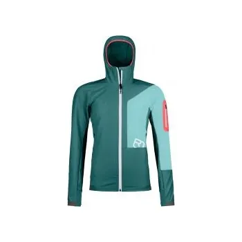 Ortovox BERRINO HOODED JACKET W pacific green S; Zelená bunda + DÁREK DLE VÝBĚRU!