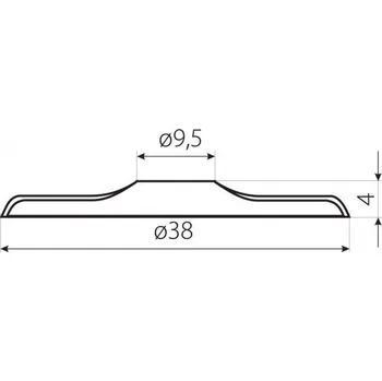 Matice Podložka 38/8,5 ocelová pozinkovaná rovná