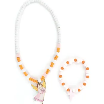 Náhrdelník Souprava - náramek a náhrdelník s andělem