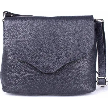 Kabelka Malá kožená tmavěmodrá crossbody kabelka Vera Pelle no. 61