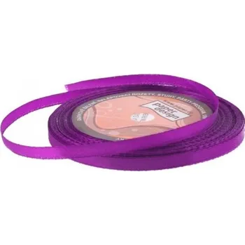 Stuha Stuha saténová 6mm/32m - tm. fialová - 601083