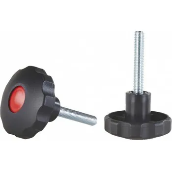 Šroub Šroub hvězdicový s 9 vrcholy a záslepkou, 30 mm, M8x38, Termoplast