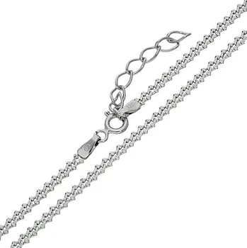 Náramek Goldstore Stříbrný náramek na nohu pérový kroužek Váha: 2.54 g, Délka: 24-27 cm