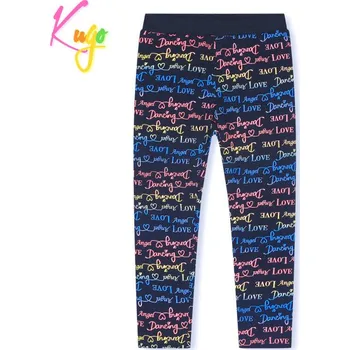 Dívčí kalhoty Kugo YL8739 Tmavě modré 116