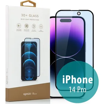 Tvrzené sklo (Tempered Glass) EPICO pro Apple iPhone 14 Pro- anti-blue-ray - 3D + aplikátor
