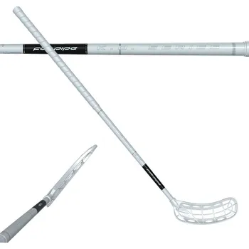 Florbalová hůl Fatpipe K.O. 28 Jab White Pravá (pravá ruka dole) 96 cm (= 107 cm)