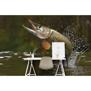 Tapeta Malvis ® Tapeta Štika Vel. (šířka x výška): 288 x 200 cm