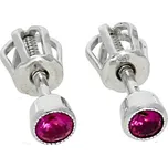 Goldstore Náušnice v bílém zlatě pecky Váha: 0.76 g