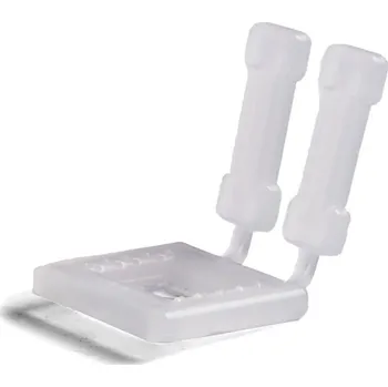 Stahovací páska Plastová spona pro pásky 12-16 mm 1000 ks bílá