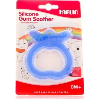 Kousátko silikonové jablíčko Farlin Barva: růžová