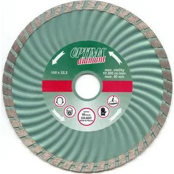 Brusný kotouč Diamantový kotouč Turbo na stavební materiály OPTIMA 115 SWT