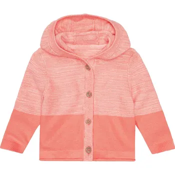 Dívčí svetr lupilu® Dívčí pletený kardigan BIO (74/80, korálová)
