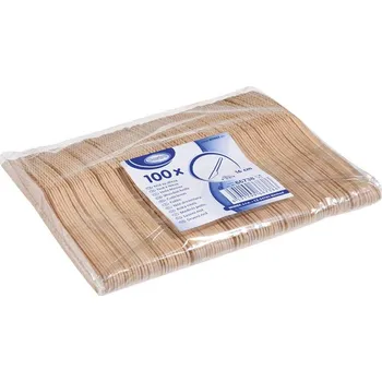 Jednorázové nádobí Nůž ze dřeva 16cm 66738