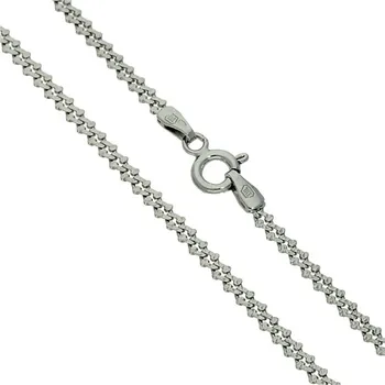 Řetízek Goldstore Plochý stříbrný řetízek Váha: 3.68 g, Délka: 45 cm