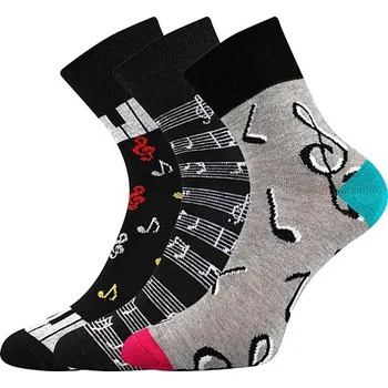 Pánské ponožky IVANA dámské barevné ponožky Boma - MIX 54