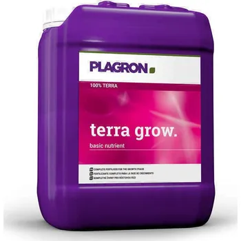 Hnojivo Plagron Terra Grow 10L, minerální růstové hnojivo (Plagron Terra Grow - růstové minerální hnojivo do půdních substrátů, podporuje zdravý a silný růst kořenového systému, vhodné i pro hnojení matečních rostlin. Objem: 10 l)