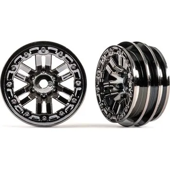 RC vybavení Traxxas disk 1.0" twin-spoke černý chrom (2)