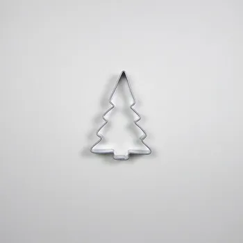 Forma na pečení Nerezové vykrajovátko - stromek Stříbrná