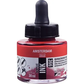 Akrylový inkoust Amsterdam - 366 Quinacridone Rose Objem: 30 ml