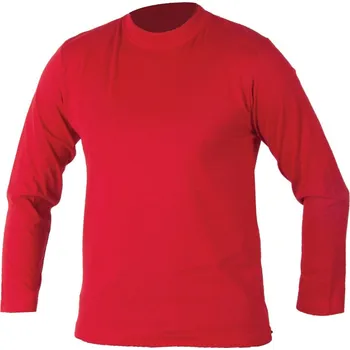 Pánské tričko Triko CUBA dlouhý rukáv červené Velikost: XXXL