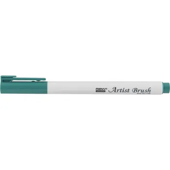 Marvy Umělecké fixy se štětcovým hrotem Artist Brush – 58 Peacock Green