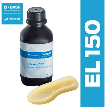 Příslušenství k 3D tiskárně BASF Ultracur3D EL 150 Flexible Resin transparentní 1kg
