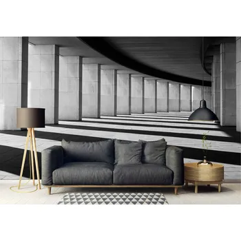 Tapeta Malvis ® 3D tapeta Pravotočivý tunel Vel. (šířka x výška): 288 x 200 cm