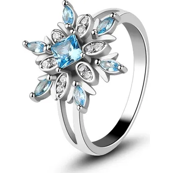 Prsten Olivie Stříbrný prsten SNĚHOVÁ VLOČKA 7100 Velikost prstenů: 6 (EU: 51-53) Ag 925; ≤2,9 g.