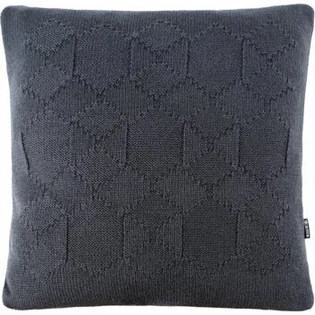 Polštář Kama pletený Merino polštář P4100 111 - tmavě šedá M