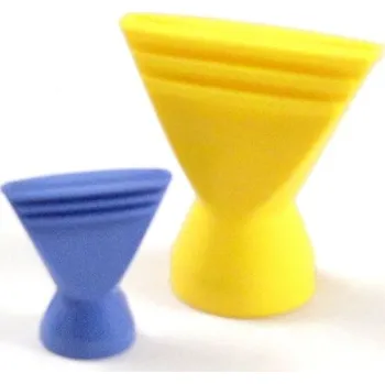 Stavební profil Koncovka plochá 12/16 /modrá/