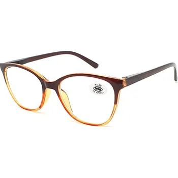 Brýle na čtení Dioptrické brýle P8030 +2,00 brown flex