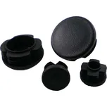 Záslepka plastová kulatá s rovnou hlavou Série GL černá GL 12 černá 0,8-2