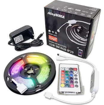 LED páska Berge LED pásek Tuya Smart Home Wi-Fi 12V RGB