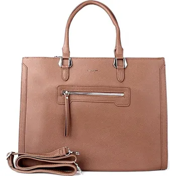 Hnědá velká elegantní kabelka do ruky David Jones CM6572