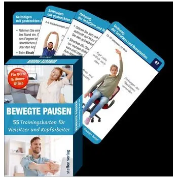 Trainingskarten: Bewegte Pausen für Büro & Home-Office - Thomschke, Ronald