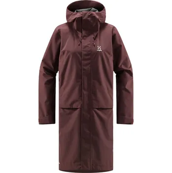 Dámská větrovka Bunda HAGLOFS Women Aria Proof Parka Barva: Burgundy Brown, Velikost: M
