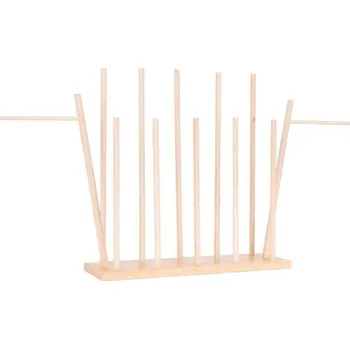 Dřevěná hračka Maňásci - Dřevěný stojan na 12ks (Goki)