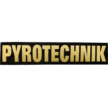Nášivka NAVYS Nášivka zádová PYROTECHNIK na přišití F-20