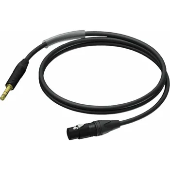 Audio kabel XLR kabel samice - Samec Stereo Ultraflex Jack 1,5m
