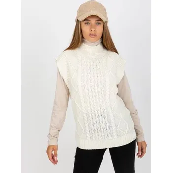 Dámská vesta Dámská vesta kostkovaná SUBLEVEL bílá