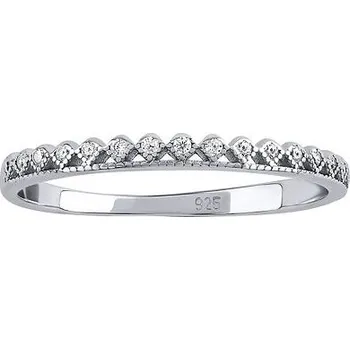 Prsten Stříbrný prsten Titty s Brilliance Zirconia velikost obvod 52 mm DCC08009RW-obvod 52 mm