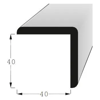 Podlahová lišta Rohová lišta - R 4040 /240
