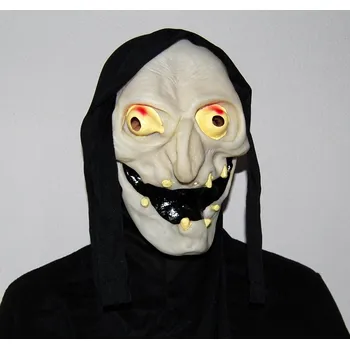 Karnevalová maska Maska - Lebka - fosforující