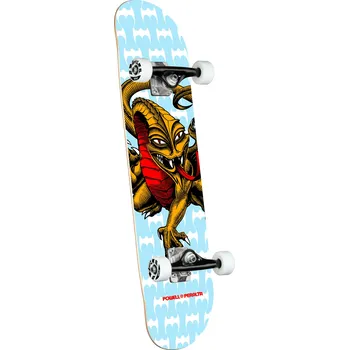 Skateboard powell peralta Skateboard cab dragon one off light blue complete